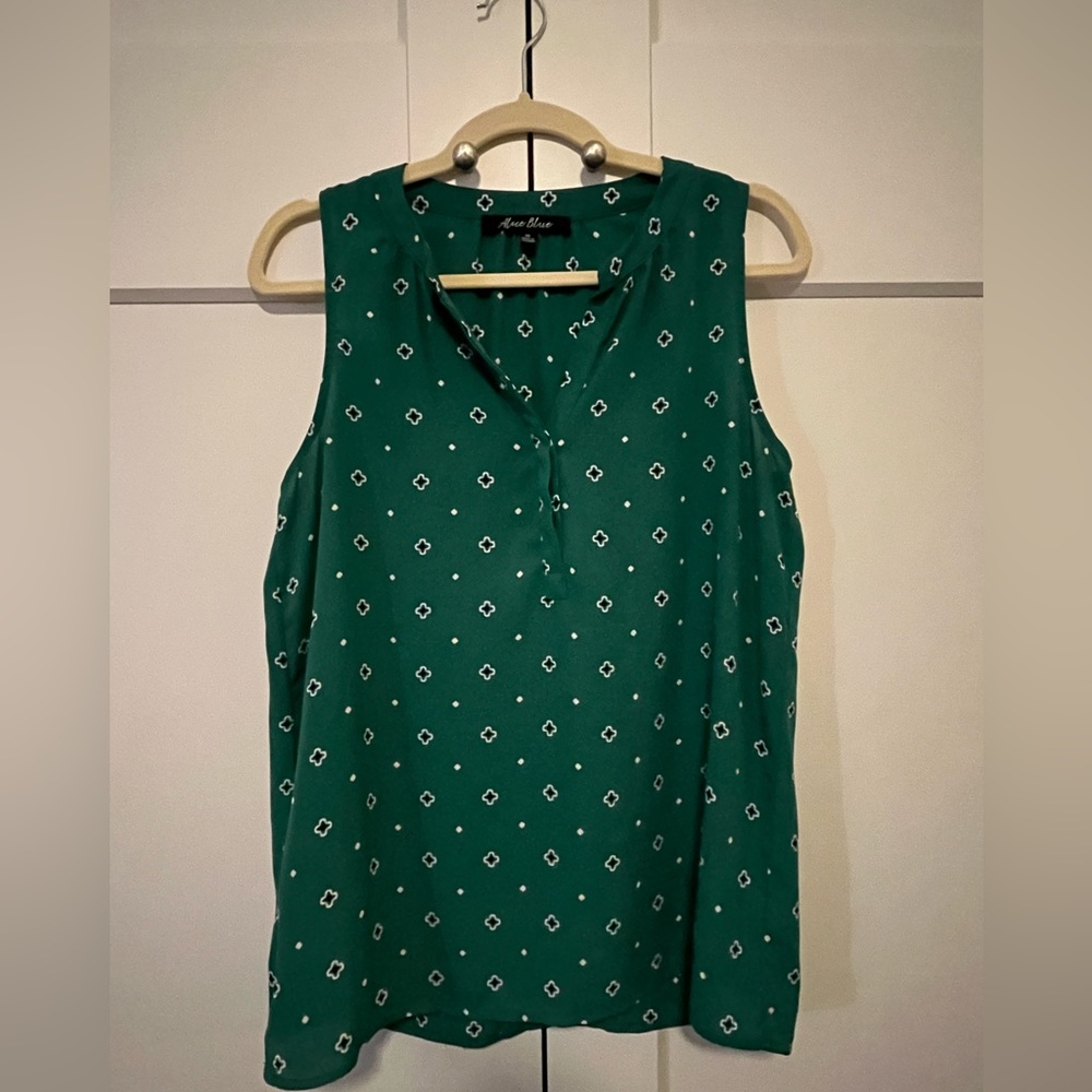 Alice Blue Simona Henley Blouse